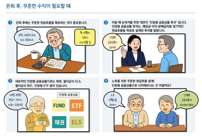 NH투자증권이 시니어 고객을 위한 인컴형 금융상품 가이드를 발간했다. /사진=NH투자증권 