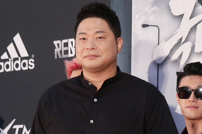 농구선수 출신 방송인 현주엽에게 학창 시절 학교폭력을 당했다는 내용의 글을 온라인 커뮤니티에 올려 현주엽 명예를 훼손한 혐의로 재판에 넘겨진 글 작성자가 1심에서 무죄를 선고받았다.사진은 지난 2016년 10월 서울 중구 장충동 장충체육관 보조경기장에서 열린 XTM 새 예능 '리바운드' 제작발표회에 참석한 전 농구선수 현주엽. /사진=머니투데이