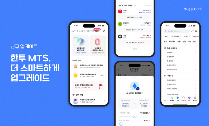 한국투자증권이 MTS를 전면 개편했다. /사진=한국투자증권 