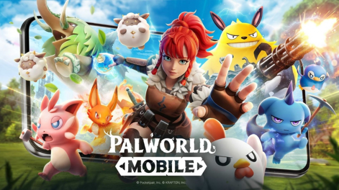 크래프톤이 오픈월드 서바이벌 크래프트 게임 '팰월드 모바일(Palworld Mobile)'의 클로즈드 알파 테스트를 오는 12월 한국과 일본에서 진행한다. /사진=크래프톤