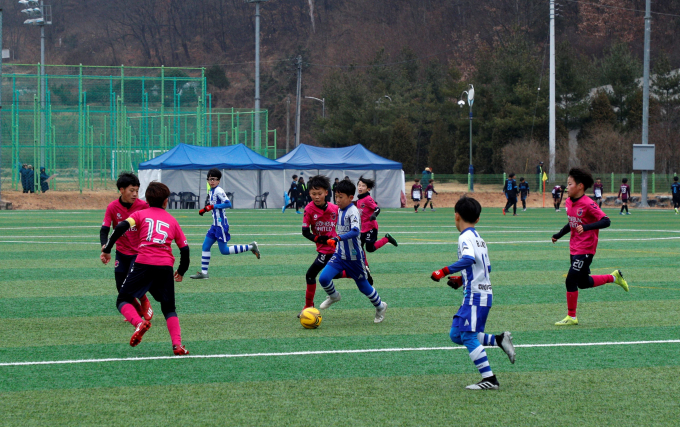 지난해 산청군수배 전국 유소년 축구대회 모습./사진=산청군