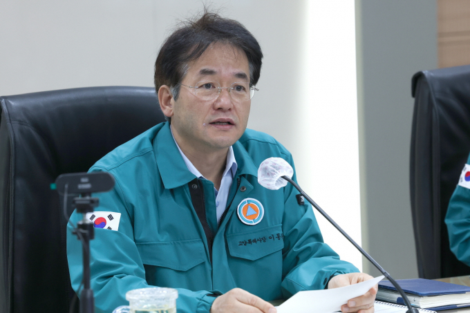 동절기 시민안전 대책 간부회의에 참석한 이동환 고양특례시장. /사진제공=고양특례시