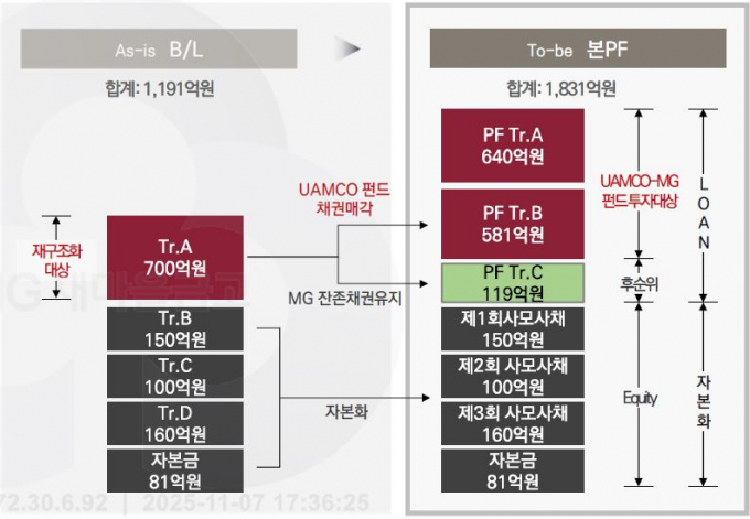 새마을금고중앙회 재구조화 사업구조도./사진= 새마을금고중앙회