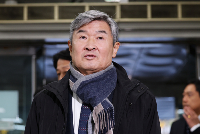 조태용 전 국가정보원장이 본인에 대한 구속 결정의 적법성을 다시 판단해달라고 법원에 요청했으나 받아들여지지 않았다. 사진은 지난 11일 서울 서초구 서울중앙지방법원에서 열린 구속 전 피의자 심문(영장실질심사)에 출석한 조태용 전 국가정보원장. /사진=뉴스1