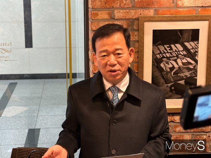 서유석 금투협회장이 제7대 협회장에 공식 도전한다고 17일 밝혔다. 사진은 이날 기자들과 만나 간담회를 가진 서유석 금투협회장. /사진=이동영 기자