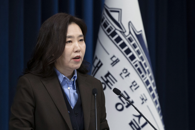 북한이 조인트 팩트시트에 대해 반발하며 논평을 내자 대통령실은 "대결 의사가 없다"고 밝혔다. 사진은 지난 11일 강유정 대변인이 서울 용산구 대통령실 청사에서 국무회의 관련 브리핑을 하는 모습. /사진=뉴시스