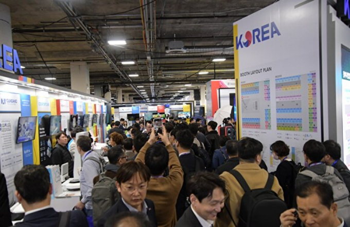 지난해 1월 미국 라스베이거스에서 열린 CES 2025 모습. /사진제공=용인특례시