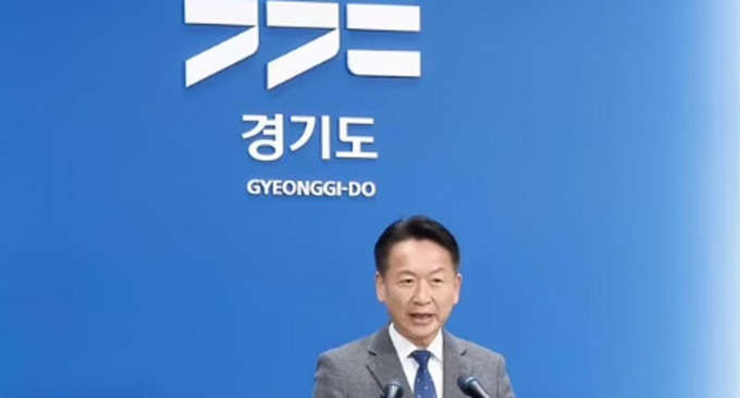 고영인 경제부지사가 21일 도청 브리핑룸에서 열린 간담회에서 내년 복지예산 삭감 대책을 밝히고 있다. /사진제공=경기도  