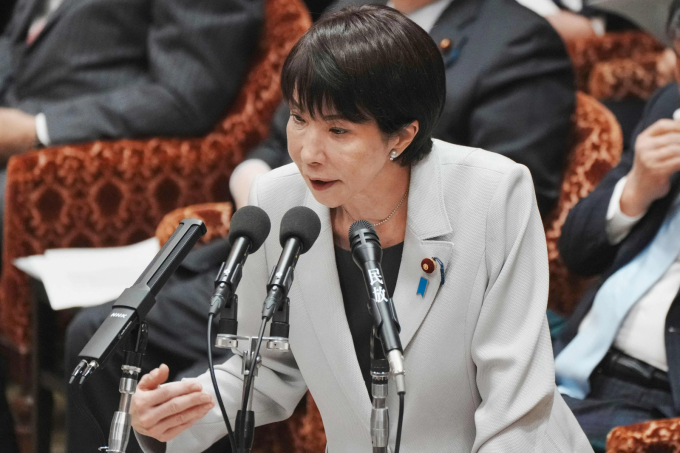지난 11월 10일 다카이치 사나에 일본 총리가 중의원(하원) 예산위원회에 출석해 의원 질의에 답하고 있는 모습. /사진=도쿄 AFP=뉴스1