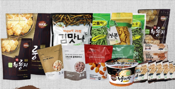 성찬식품은 누룽지탕, 누룽지스낵, 강정, 쌀과자 생산업체로 출발해 지속적인 기술혁신을 통해 국내 쌀 가공 산업의 대표 브랜드로 성장했다. /사진=성찬식품