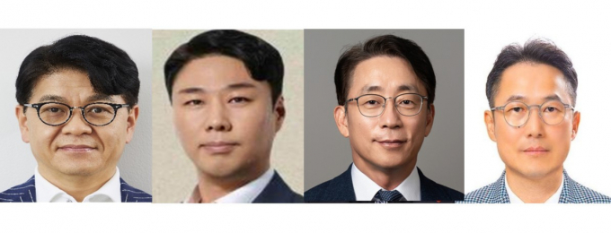 롯데가 26일 유통 사업군 수장을 전면 교체했다. 왼쪽부터 차우철 롯데마트·슈퍼 대표, 정현석 롯데백화점 대표, 김재겸 롯데홈쇼핑 대표, 추대식 e커머스 사업부 대표. /사진=롯데