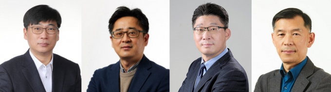 2026년 삼성중공업 정기인사에서 왼쪽부터 김현조, 윤재균, 이동현, 이성락 부사장이 승진했다./사진=삼성중공업