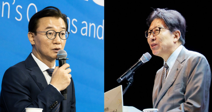 전재수 해수부 장관(왼쪽), 박형준 부산시장/사진=해수부, 부산시