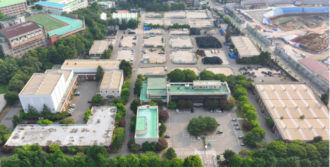 의왕시 내손동에 있는 한국전력 자재검사처 부지 전경. /사진제공=의왕시