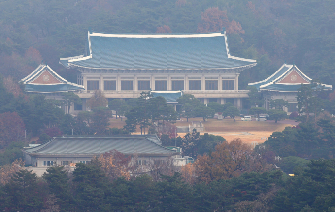 대통령집무실이 서울 용산구 청사에서 청와대로 이전한다. 사진은 지난달 24일 서울 종로구 정부서울청사에서 바라본 청와대 모습. /사진=뉴시스