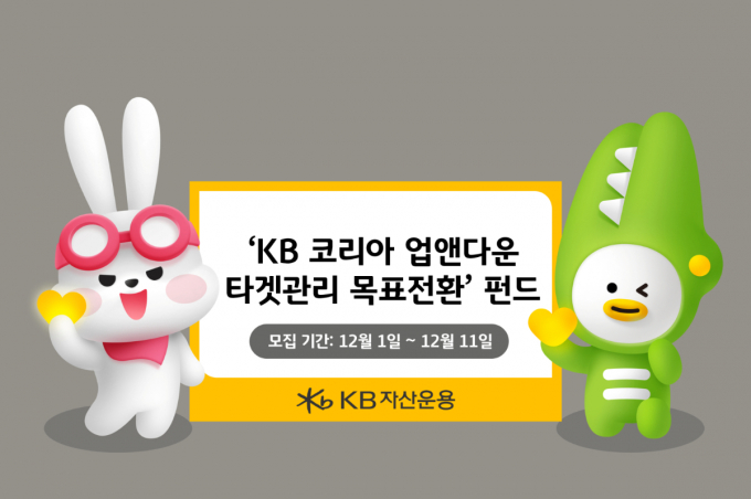 KB자산운용이 목표전환형 펀드를 출시했다. /사진=KB자산운용