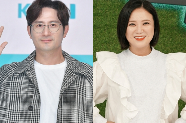 촬영 중 돌연 의식을 잃고 쓰러진 코미디언 김수용에게 즉각 응급 처치를 해 의식 회복을 도운 인물이 배우 임형준과 방송인 김숙인 것으로 알려졌다. 사진은 배우 임형준과 방송인 김숙 모습. /사진=머니투데이 