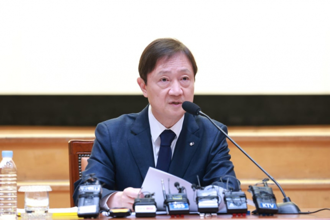 이찬진 금융감독원장이 1일 출입기자단 간담회에서 발언하고 있다./사진=금융감독원  