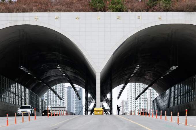 동탄숲 생태터널 경관. /사진제공=화성특례시