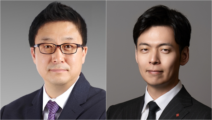 사진은 왼쪽부터 제임스박·신유열 롯데바이오로직스 각자 대표. /사진=롯데바이오로직스