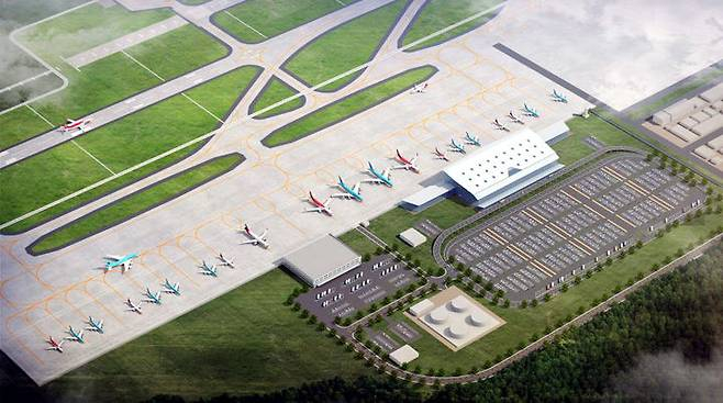 대구·경북(TK) 통합신공항 민간공항 조감도./사진제공=국토교통부