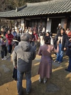 주한 외국인 유학생들이 섬진강 권역 남도체험 팸투어에 참가하고 있다./사진제공=전남도관광재단