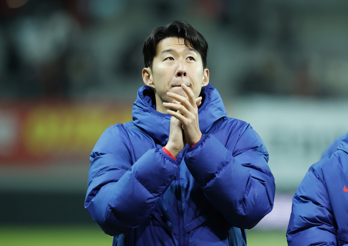미국 매체 디애슬레틱이 손흥민을 보유한 한국 축구대표팀을 일본보다 높게 평가했다. 사진은 한국축구대표팀으로 활약 중인 손흥민. /사진=뉴시스