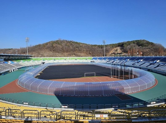 파주시 '동계 맞춤형 러닝구장'전경. /사진제공=파주시