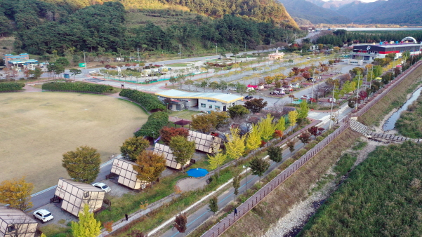 전북 정음시 내장산로에 위치한 국민여가캠핑장 전경./사진제공=전북도