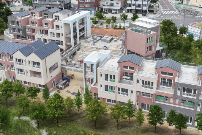 하동군 청년타운 건립 현장./사진=하동군