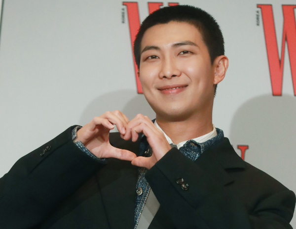 라이브 방송 중 그룹 해체를 언급한 방탄소년단(BTS) 리더 RM이 결국 사과했다. 사진은 BTS 리더 RM 모습. /사진=스타뉴스