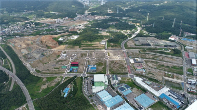 기장군에 조성 중인 동남권방사선의과학산단 전경/사진=기장군