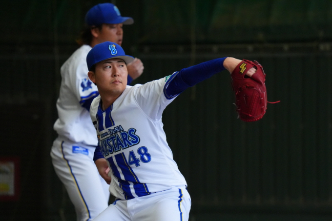  롯데 자이언츠기 일본 프로야구 출신 우완투수 쿄야마 마사야를 영입했다. 사진은 요코하마 DeNA 베이스타스에서 활약한 쿄야마. /사진=롯데 자이언츠 제공 