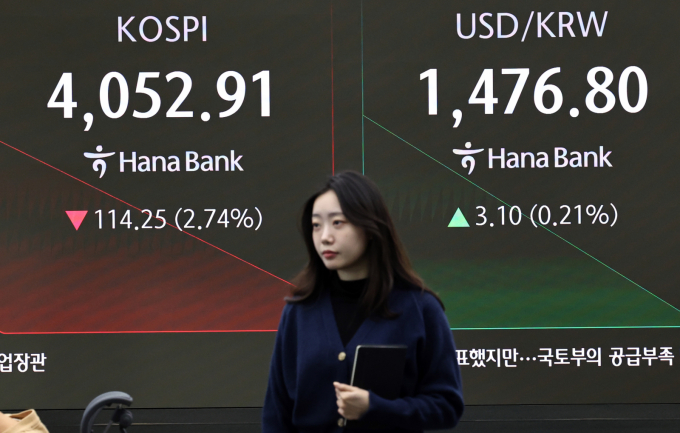 사진은 15일 서울 중구 하나은행 딜링룸. /사진=뉴스1 