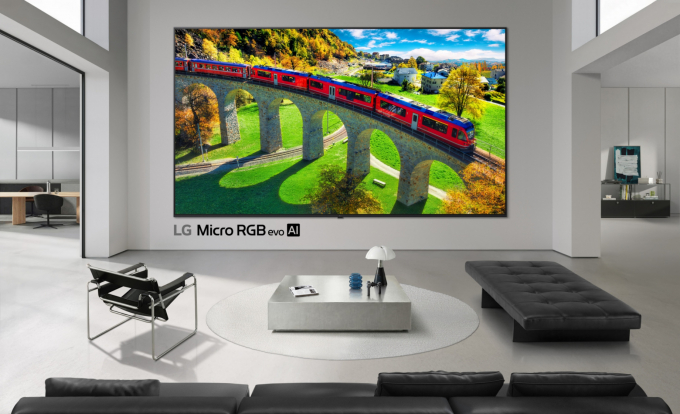 LG전자가 최신 마이크로RGB 기술과 LG 올레드(OLED)만의 정밀한 광원 제어 기술를 결합한 LG 마이크로RGB 에보(evo)를 앞세워 차세대 프리미엄 액정표시장치(LCD) TV의 새로운 기준을 제시한다. /사진=LG전자