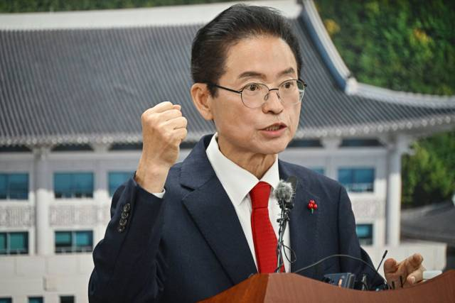 이철우 경북도지사가 지난 11일 도청에서 열린 민선 8기 재정평가 및 성과 브리핑에서 발언하고 있다./사진제공=경상북도