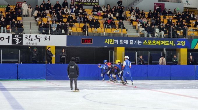 '제40회 회장배 전국남녀 쇼트트랙스피드스케이팅 대회' 모습. /사진제공=고양도시관리공사