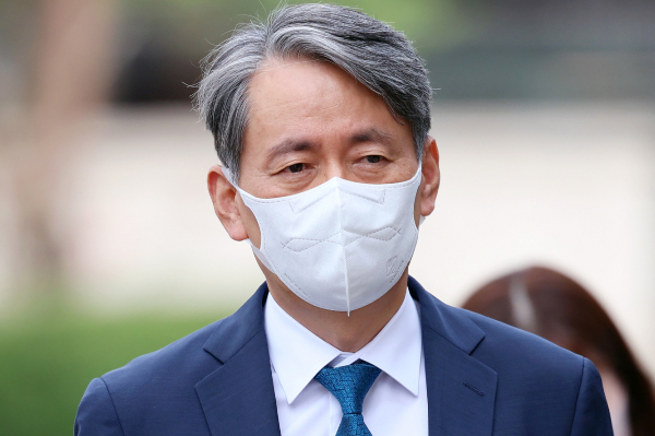 헌법재판소가 조지호 경찰청장을 파면헀다. 사진은 지난 9월 30일 오후 조 청장이 서울 종로구 헌법재판소 대심판정에서 열린 탄핵심판 사건 2차 변론기일에 출석해 자리하고 있는 모습. /사진=뉴시스