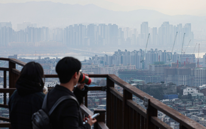 12월 넷째주 수도권과 지방에 211가구가 공급된다. 사진은 서울 용산구 남산에서 바라본 아파트단지 모습. /사진=뉴시스
