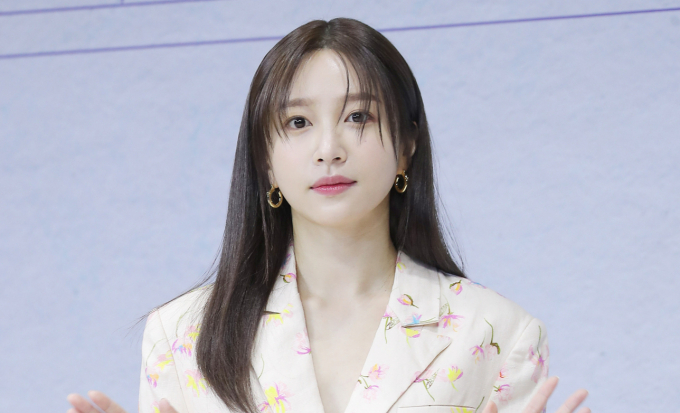 그룹 EXID 멤버 겸 배우 하니(본명 안희연)가 올린 게시글이 누리꾼들의 관심을 끌었다. 사진은 지난 2023년 2월 서울 종로구 JW 메리어트 동대문 스퀘어 서울에서 진행된 디즈니+ 오리지널 시리즈 '사랑이라 말해요' 제작발표회에 참석한 가수 겸 배우 하니. /사진=머니투데이