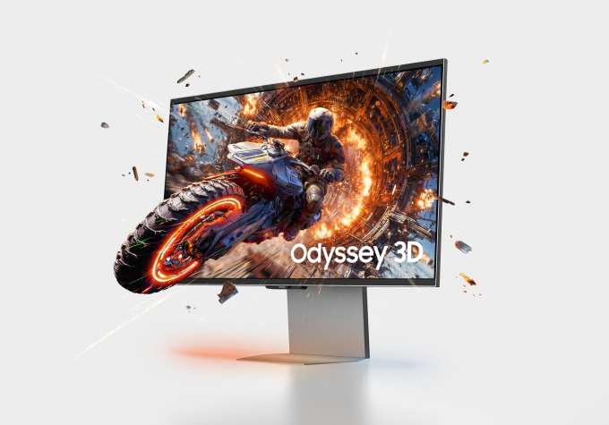 세계 최초 6K 초해상도를 지원하는 32형 무안경 3D 모니터 '오디세이 3D(G90XH)' 제품 이미지. /사진=삼성전자