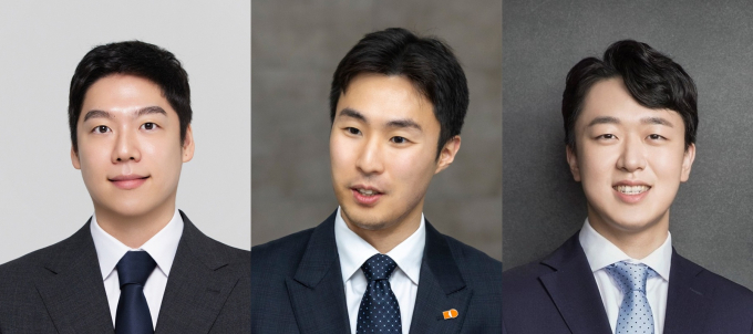  연말 인사에서 승진한 주요 식품 기업의 오너 3세들이 신사업을 맡아 그룹의 미래 먹거리를 발굴한다. (왼쪽부터) 담서원 오리온 부사장, 전병우 삼양식품 전무, 신상열 농심 부사장. /사진=각 사