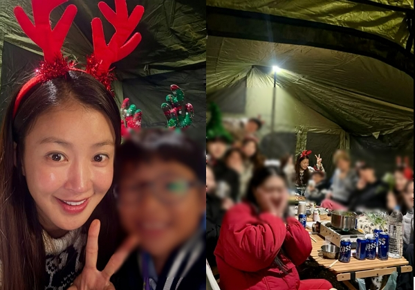배우 이시영이 '캠핑장 민폐' 논란에 휩싸였다. 사진은 배우 이시영이 인스타그램에 게재한 캠핑장 모습. /사진=이시영 인스타그램 캡처