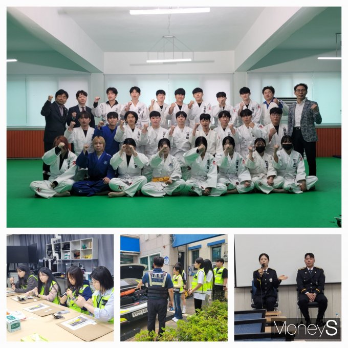광주대학교 경찰학과 재학생들이 경찰 공무원 시험에 대비한 이론과 실무교육을 받고 있다/사진=광주대학교 제공. 