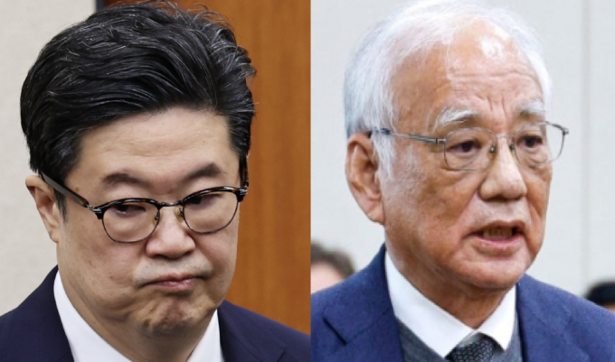 김병주 MBK파트너스 회장(왼쪽), 장형진 영풍 고문(오른쪽). /사진=뉴스1