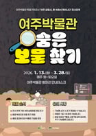 여주박물관 숨은 보물찾기 안내문. /사진제공=여주시